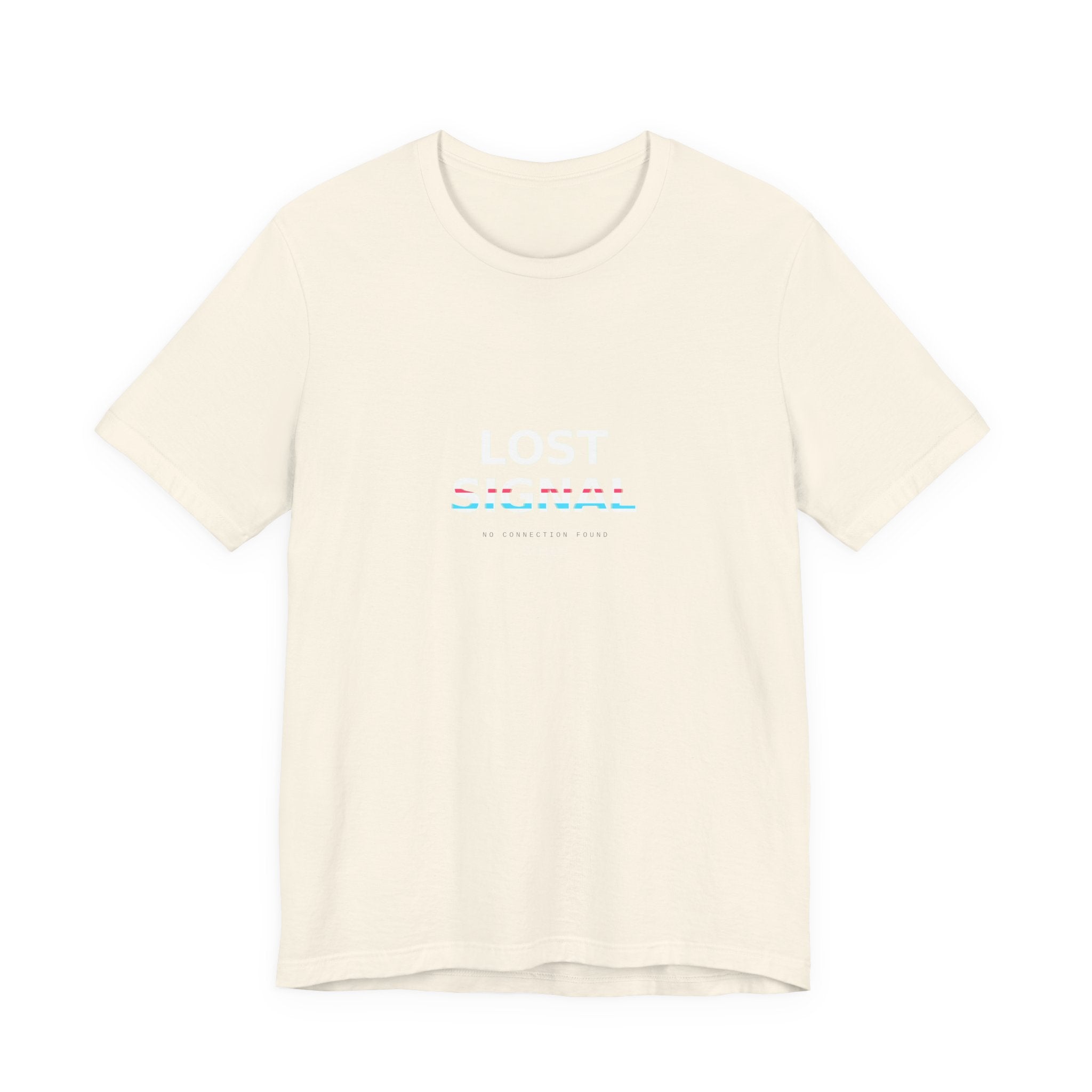 Lost Signal Graphic T-Shirt — Glitch Streetwear Tee | VOSKT