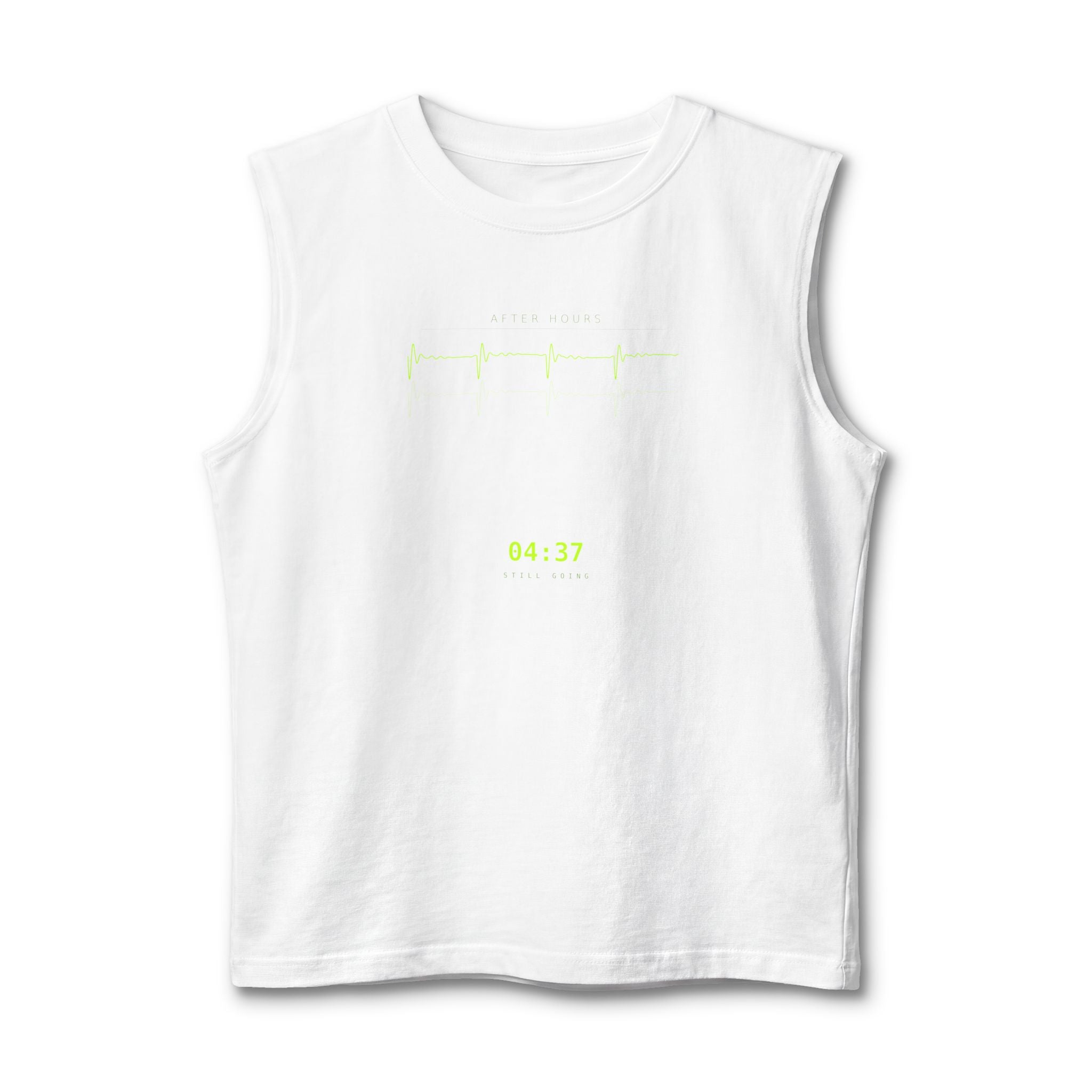After Hours Muscle Tank — Techno Waveform Graphic Tank | VOSKT