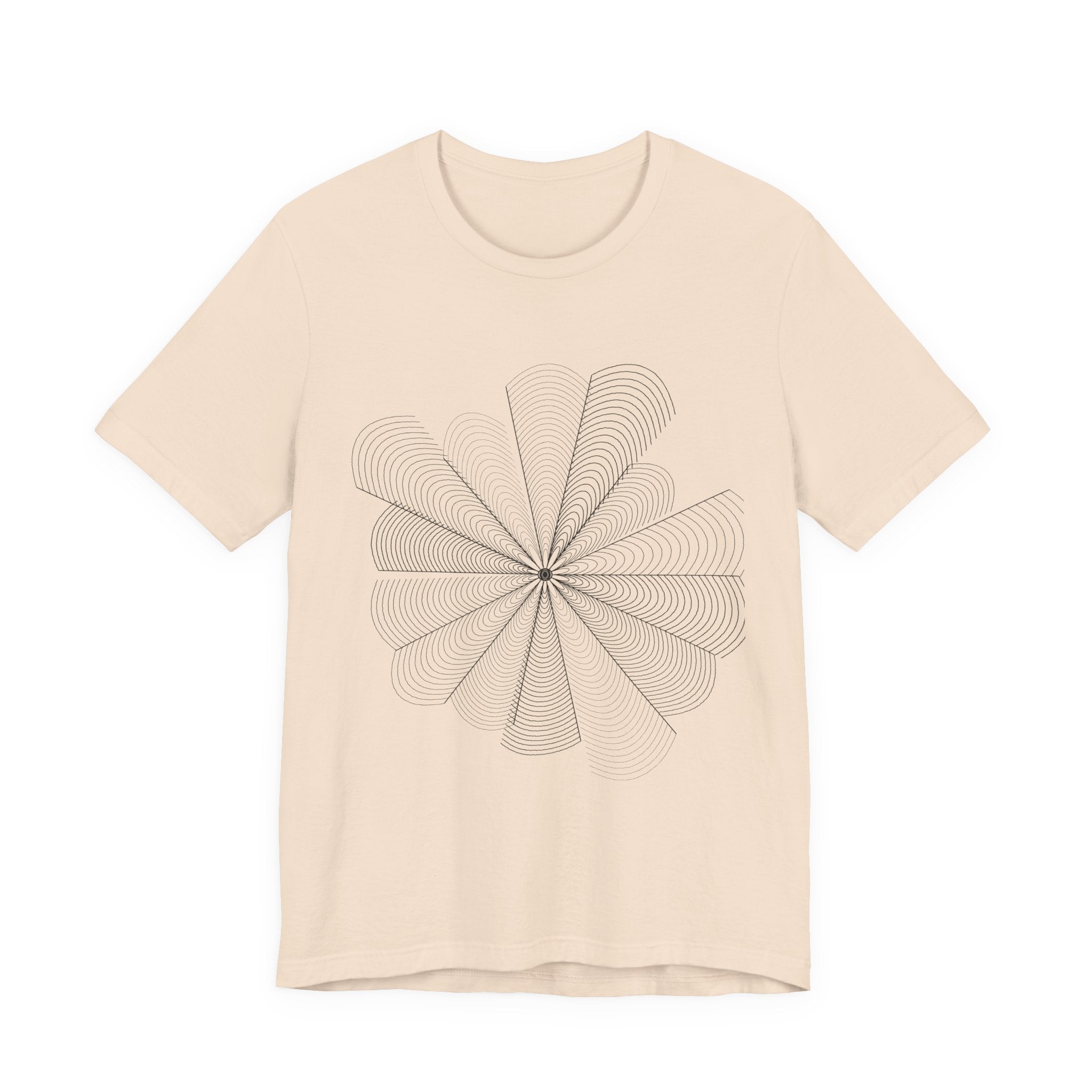 Optical Illusion Tee — Geometric Line Art T-Shirt | VOSKT