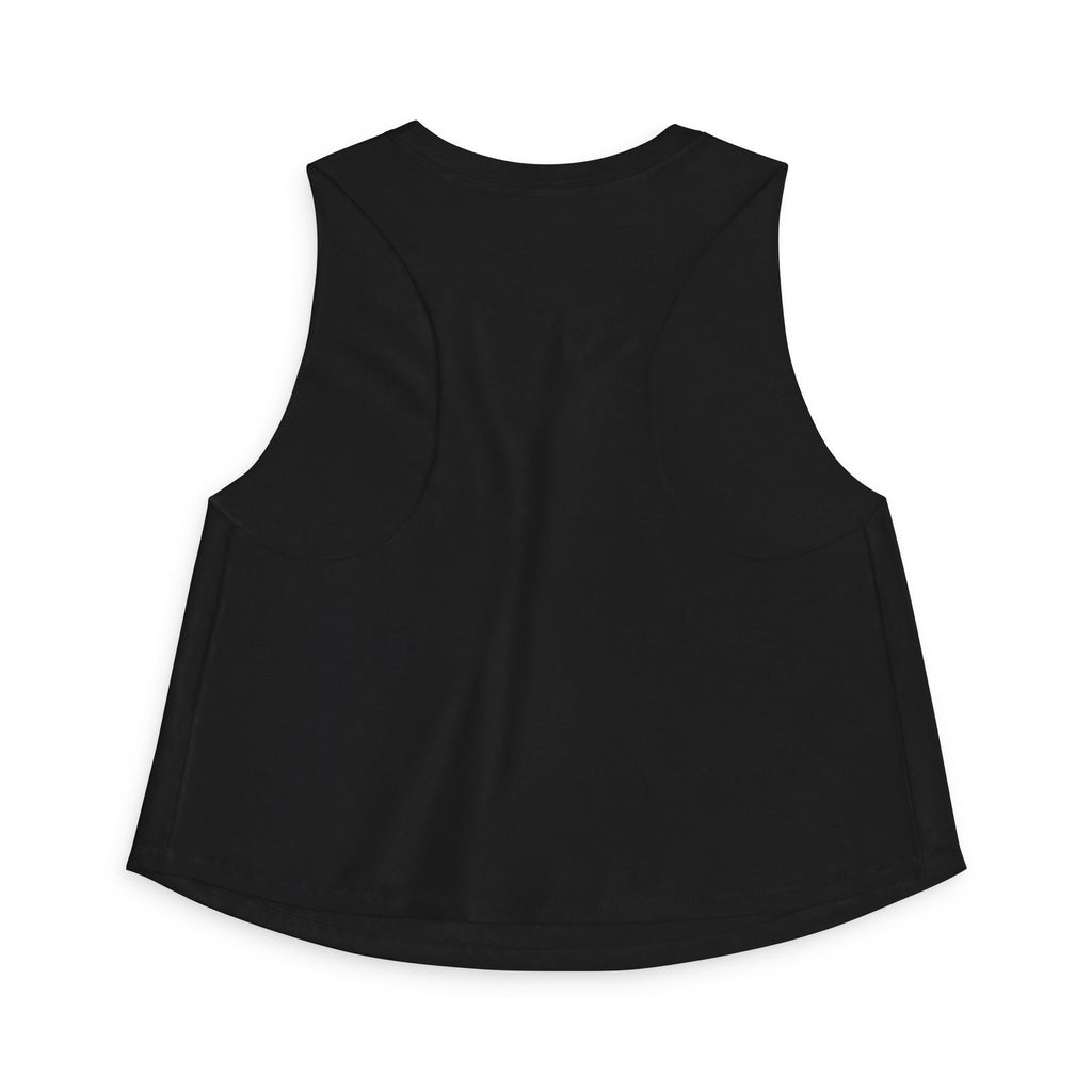 Alive Enough Crop Top — Techno Heartbeat Graphic Crop Tee | VOSKT