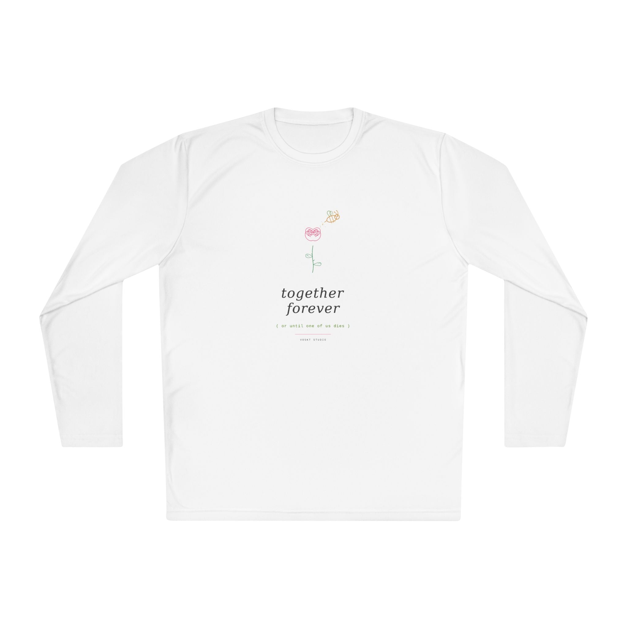 Together Forever Longsleeve — Ironic Floral Graphic Tee | VOSKT
