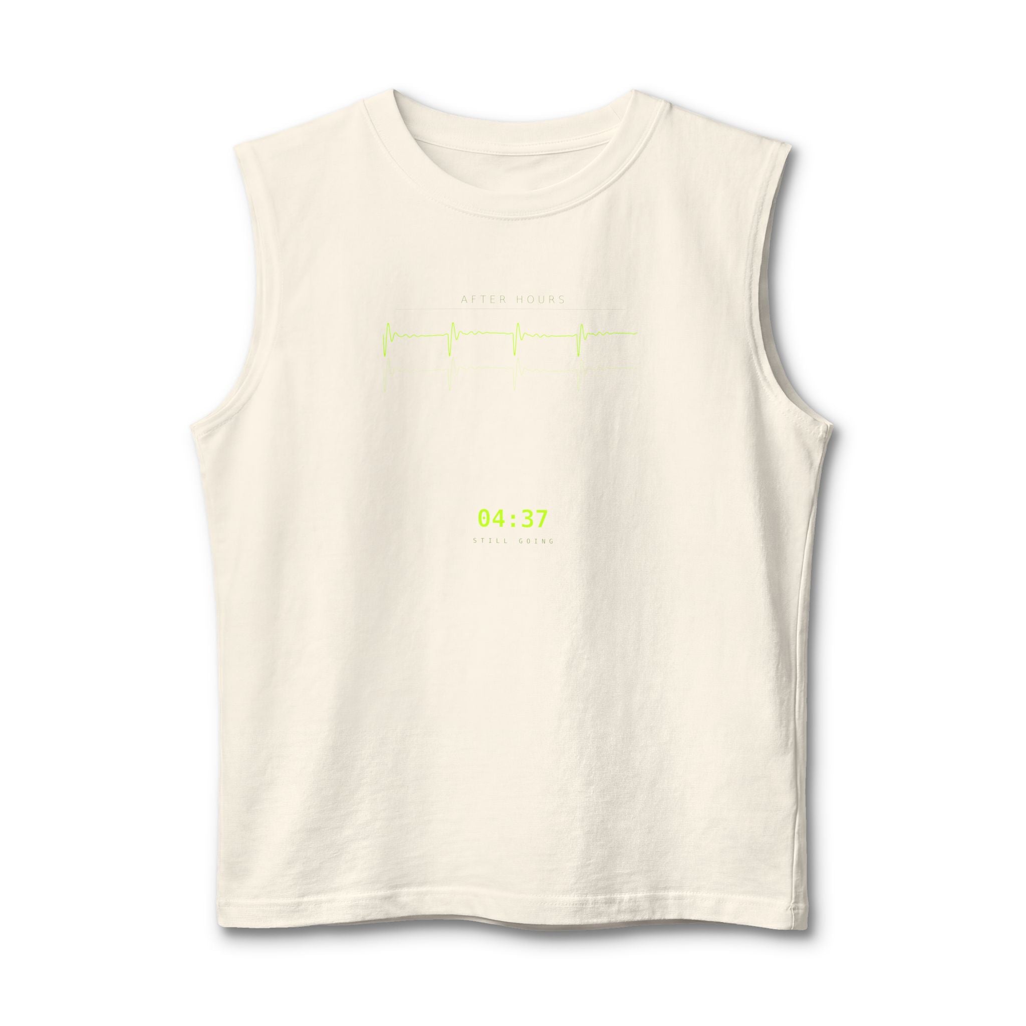 After Hours Muscle Tank — Techno Waveform Graphic Tank | VOSKT