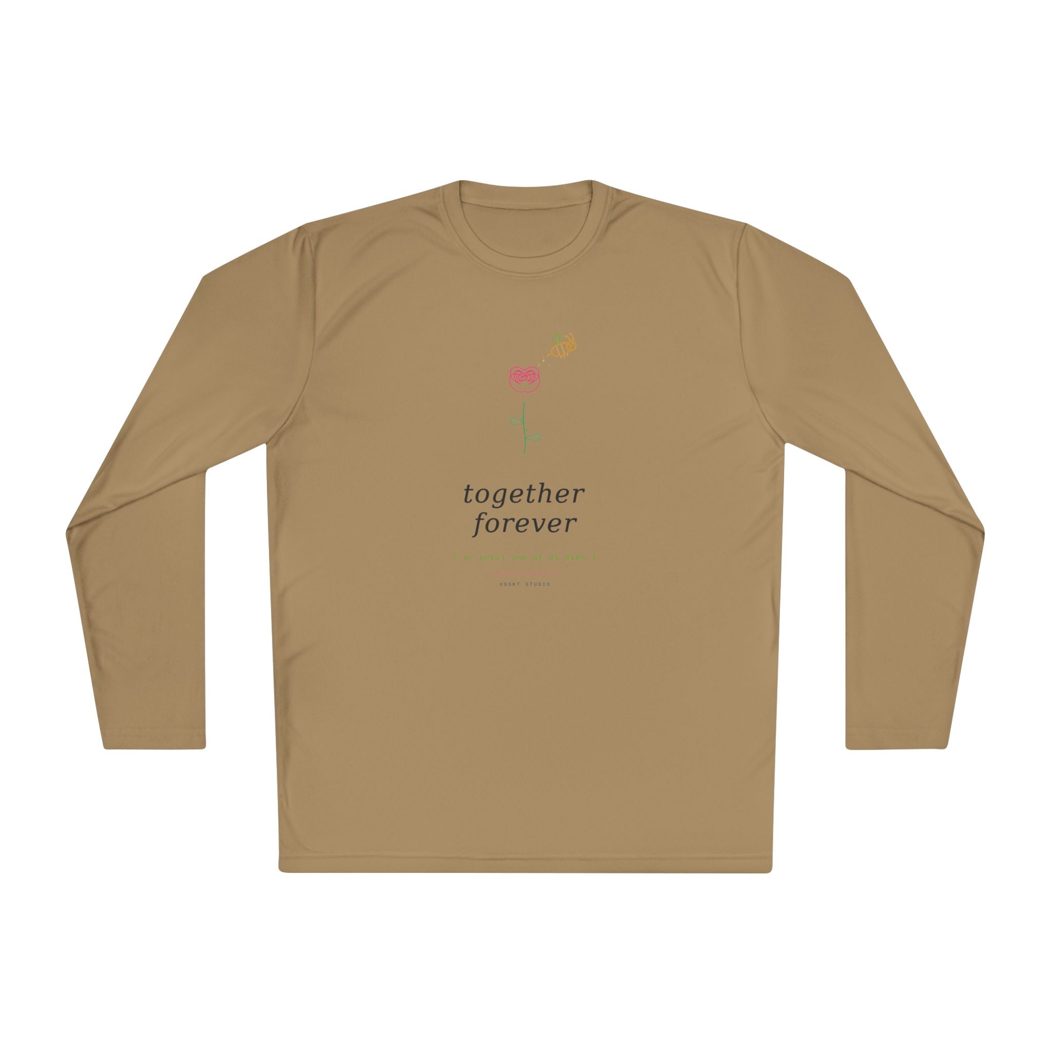 Together Forever Longsleeve — Ironic Floral Graphic Tee | VOSKT