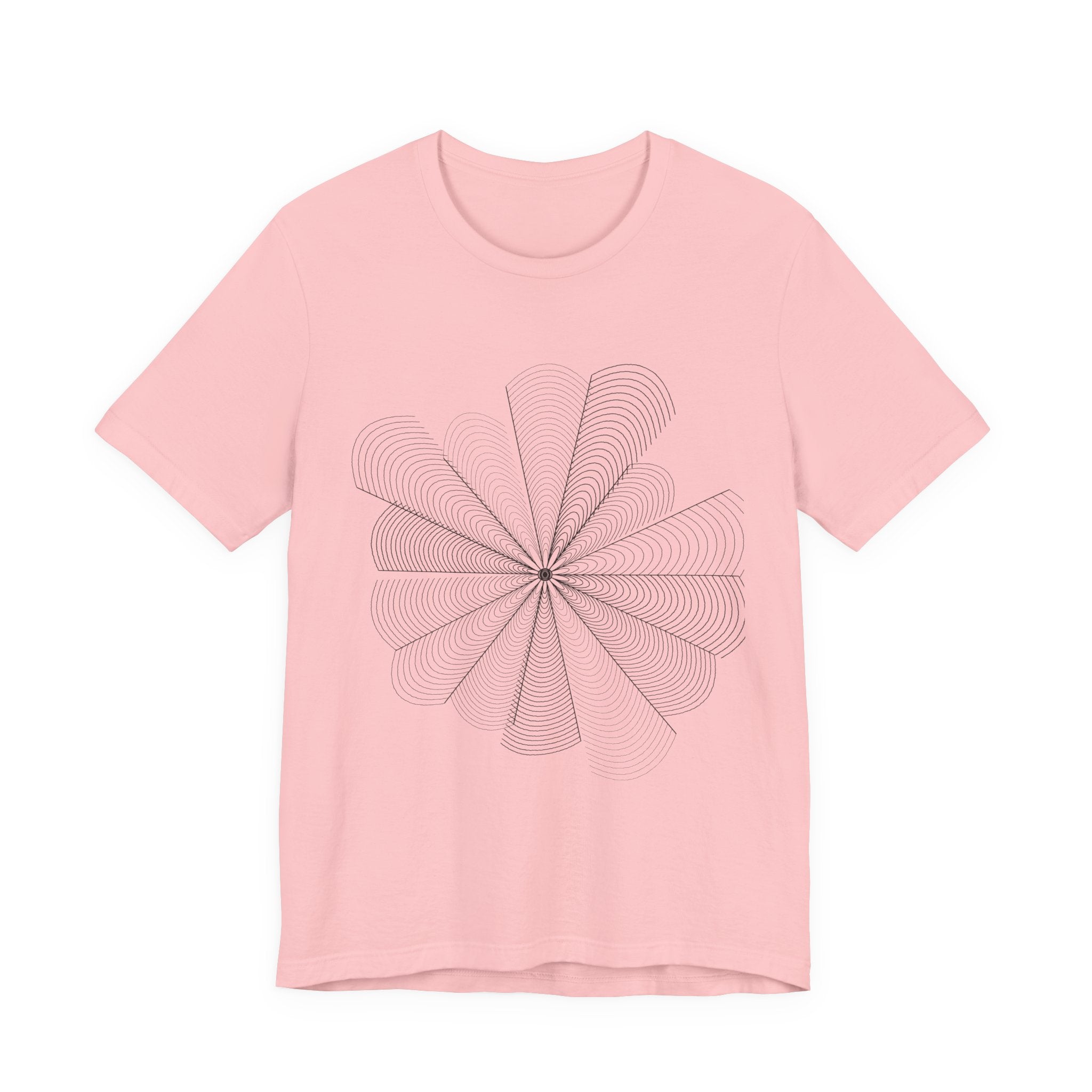 Optical Illusion Tee — Geometric Line Art T-Shirt | VOSKT