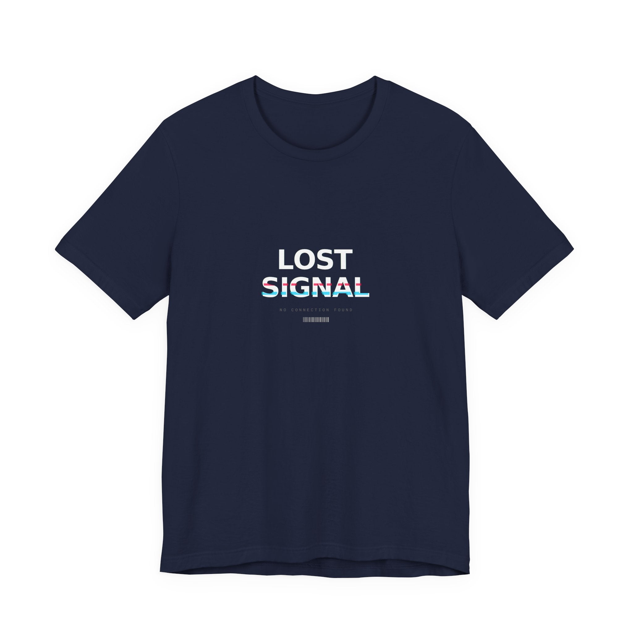 Lost Signal Graphic T-Shirt — Glitch Streetwear Tee | VOSKT