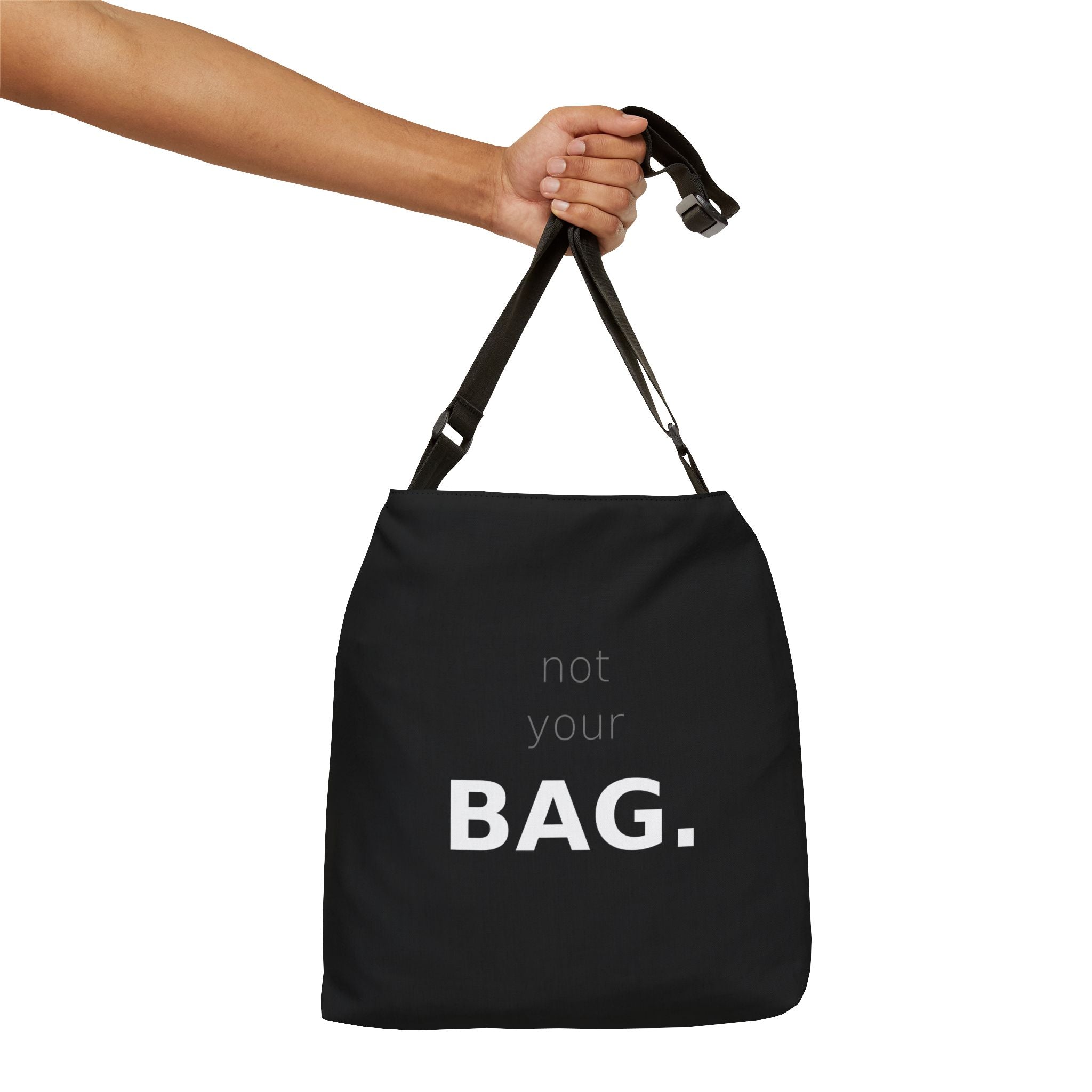 Not Your Bag Tote — Ironic Statement Tragetasche | VOSKT