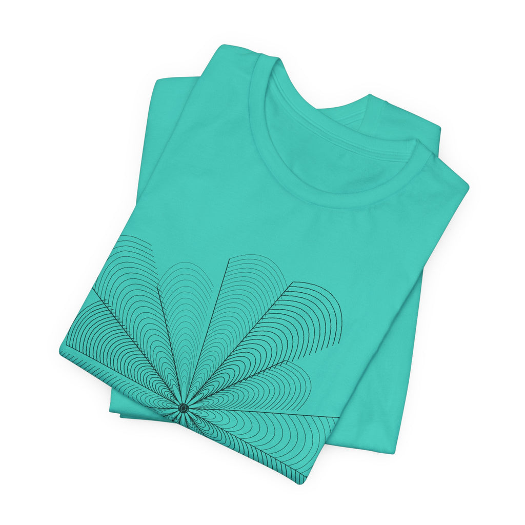 Optical Illusion Tee — Geometric Line Art T-Shirt | VOSKT