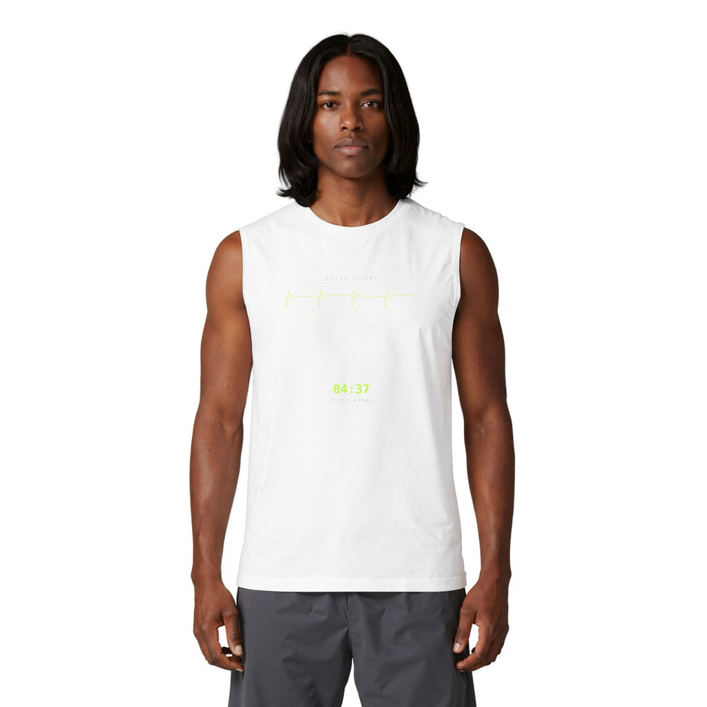 After Hours Muscle Tank — Techno Waveform Graphic Tank | VOSKT