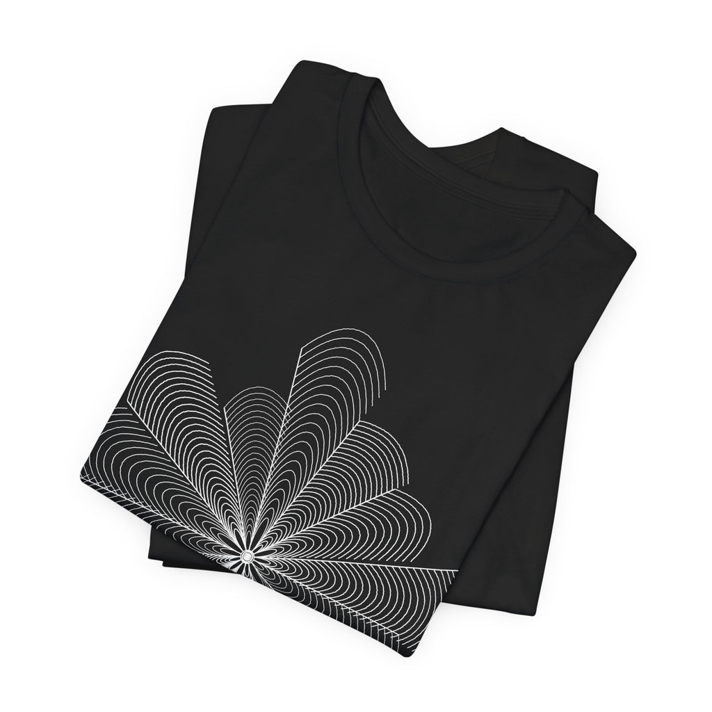 Optical Illusion Tee — Geometric Line Art T-Shirt | VOSKT
