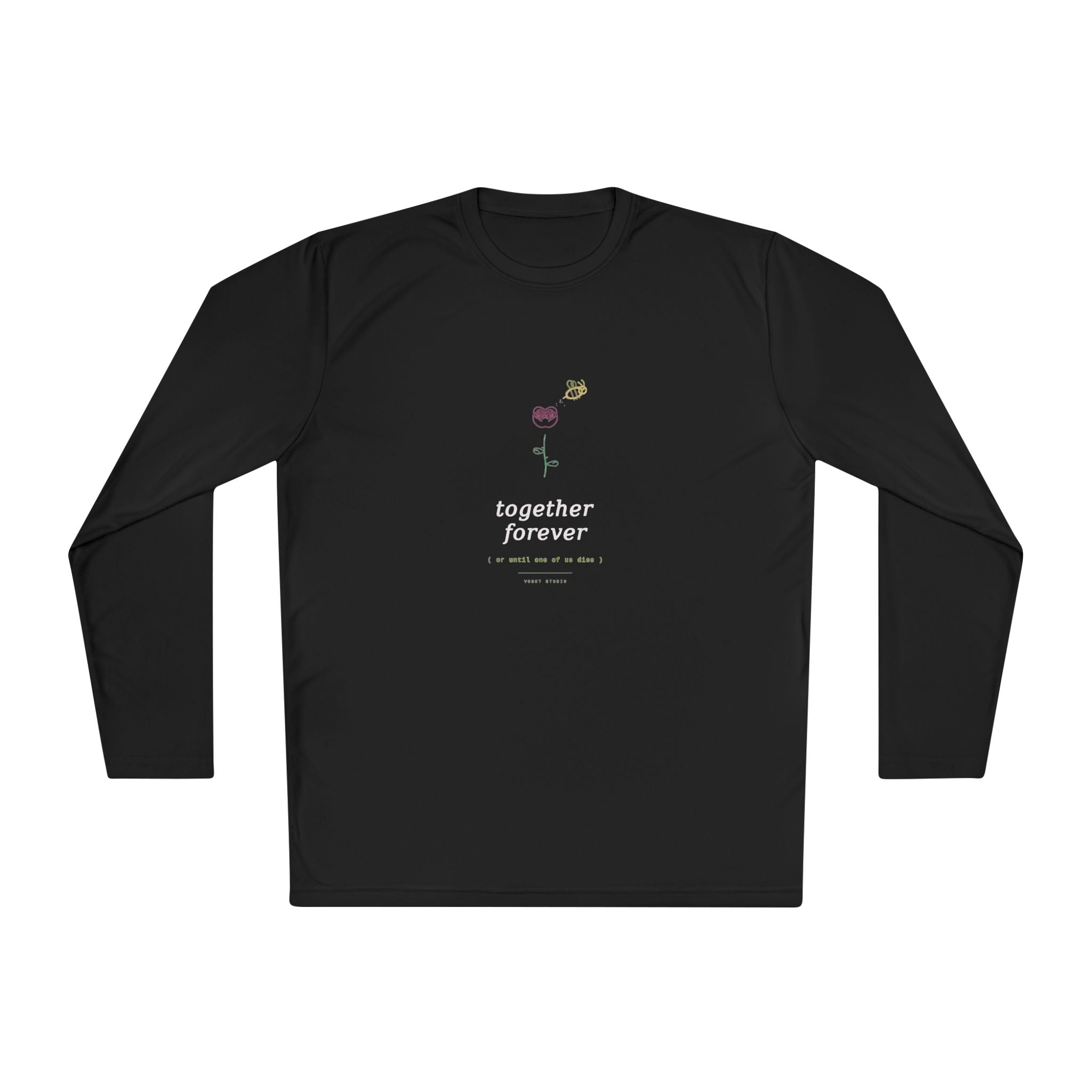 Together Forever Longsleeve — Ironic Floral Graphic Tee | VOSKT