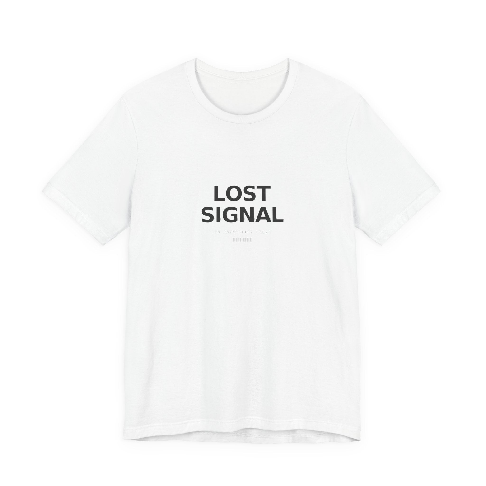 Lost Signal Graphic T-Shirt — Glitch Streetwear Tee | VOSKT
